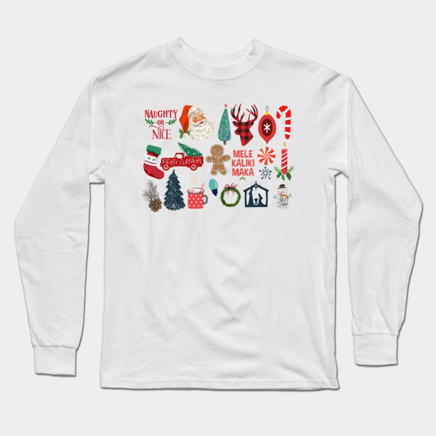 It's the Little Things - Holidays Christmas Long Sleeve T-Shirt by DesIndie